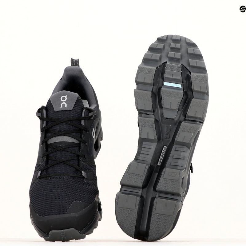 Pánske trekové topánky On Cloudwander Waterproof black/eclipse 7398606 12