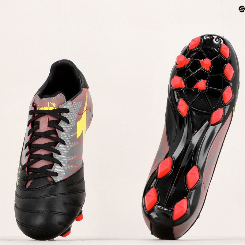 Pánske kopačky Diadora Brasil Elite Veloce R LPU čierno-červené DD-101.179181-D0136-39 18