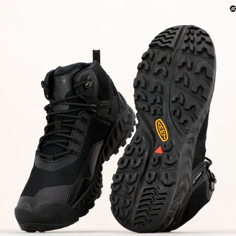 KEEN Nxis Evo Mid WP pánske trekové topánky black 1027191 16