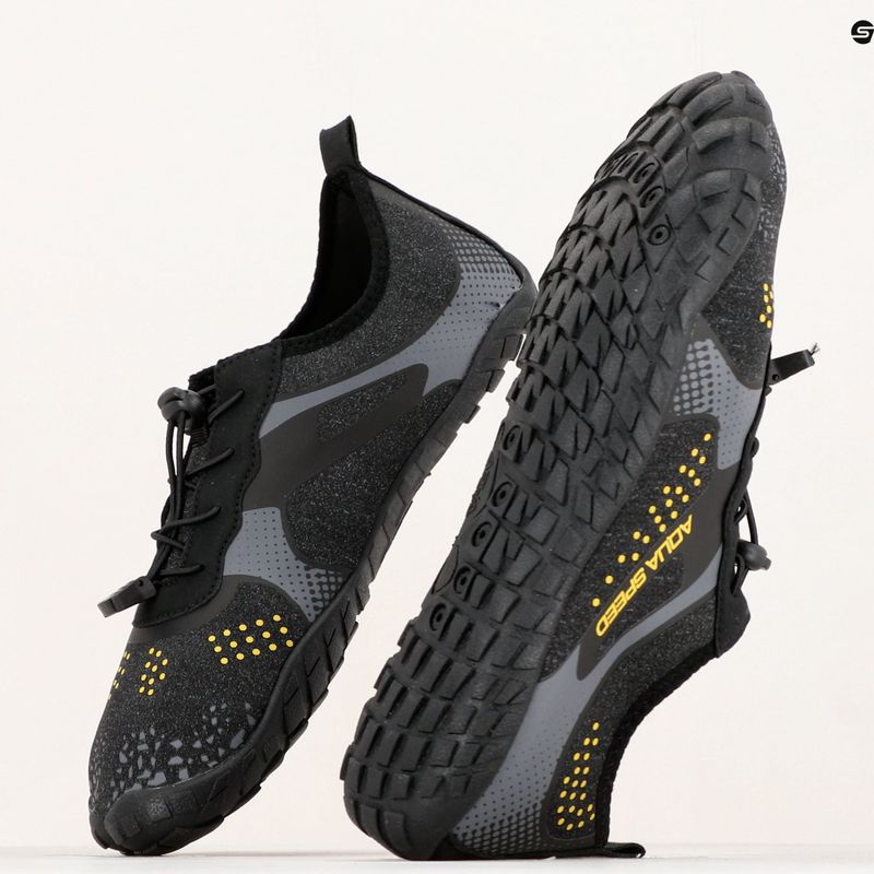 Topánky do vody AQUA-SPEED Nautilus black-grey 637 12