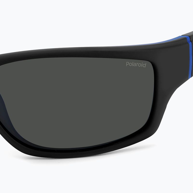 Pánske slnečné okuliare Polaroid PLD 2135/S matte black blue/grey polarized 5