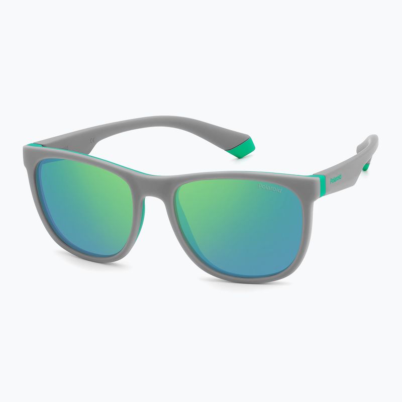 Detské slnečné okuliare Polaroid PLD 8049/S grey green/greygreen mirror polarized 2