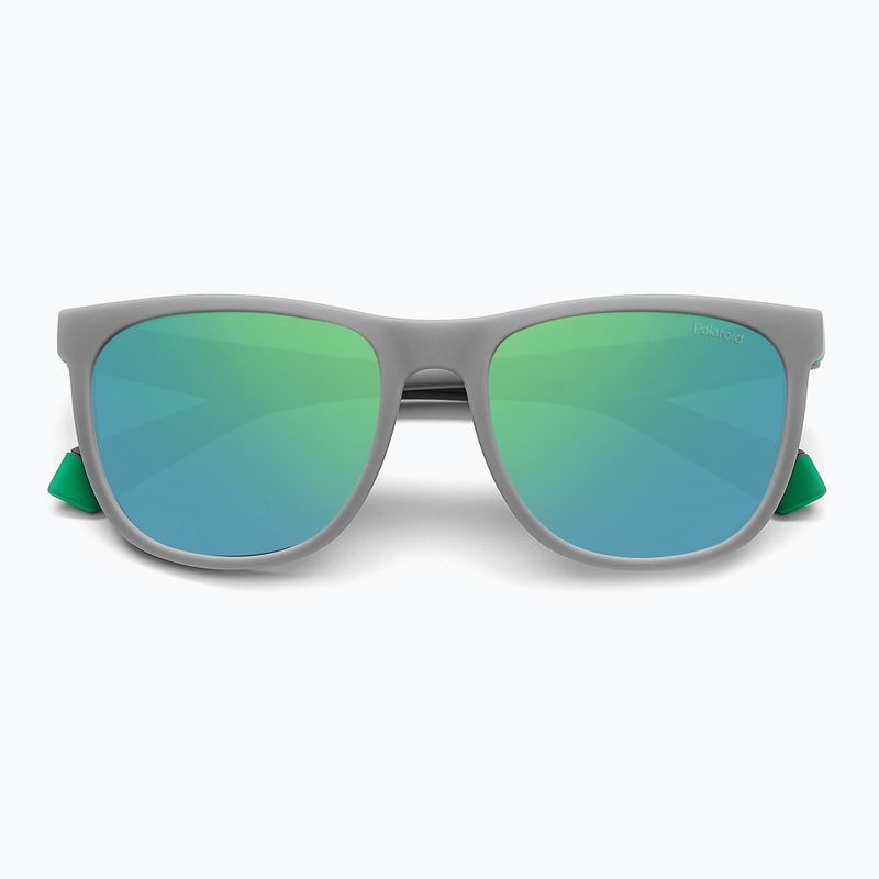 Detské slnečné okuliare Polaroid PLD 8049/S grey green/greygreen mirror polarized 4