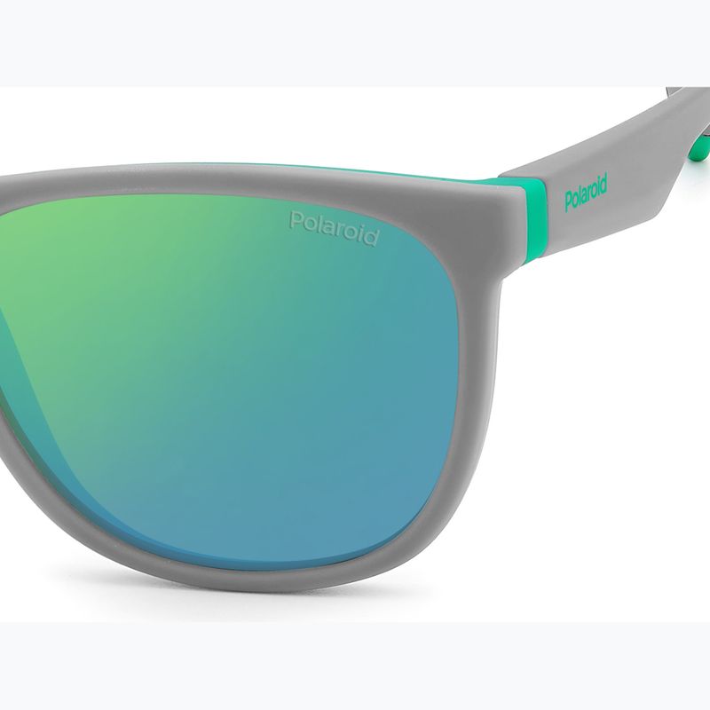Detské slnečné okuliare Polaroid PLD 8049/S grey green/greygreen mirror polarized 5