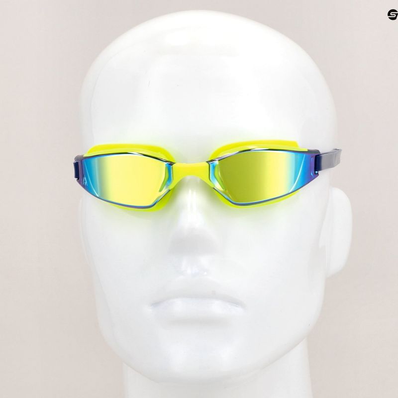 Plavecké okuliare Aquasphere Xceed bright yellow/navy blue/mirror yellow titanium EP3037104LMY 11