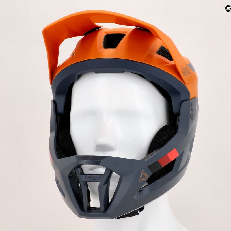 Cyklistická prilba Leatt MTB Enduro 2.0 V23 námornícka modrá a žltá 1023014852 10