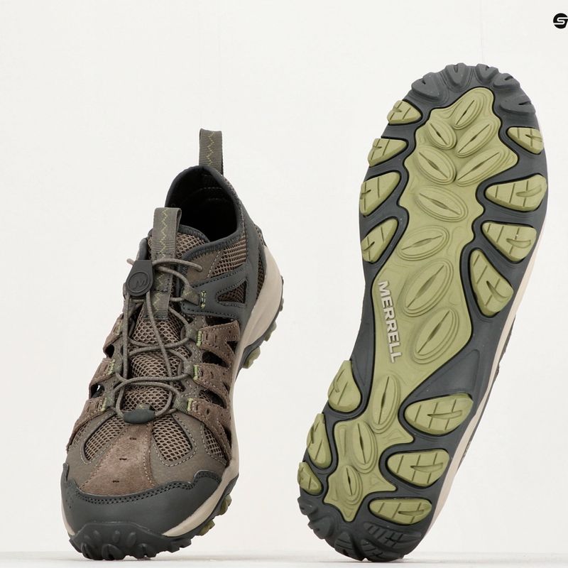 Merrell Accentor 3 Sieve hnedé pánske trekové sandále J135179 18