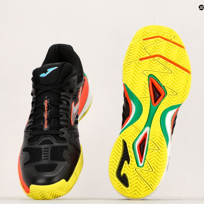 Pánska tenisová obuv Joma T.Slam 2201 black and orange TSLAMW2201P 13