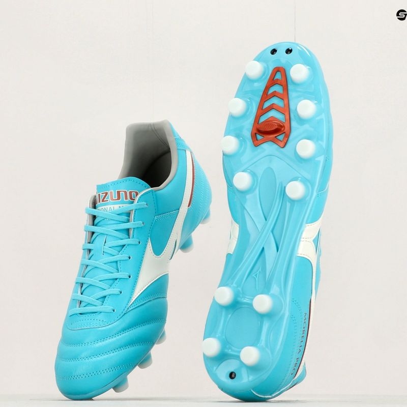 Futbalové kopačky Mizuno Morelia II Pro modro-biele P1GA231325 16