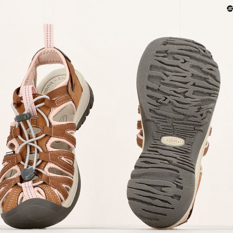 Dámske trekingové sandále Keen Whisper brown 127361 17