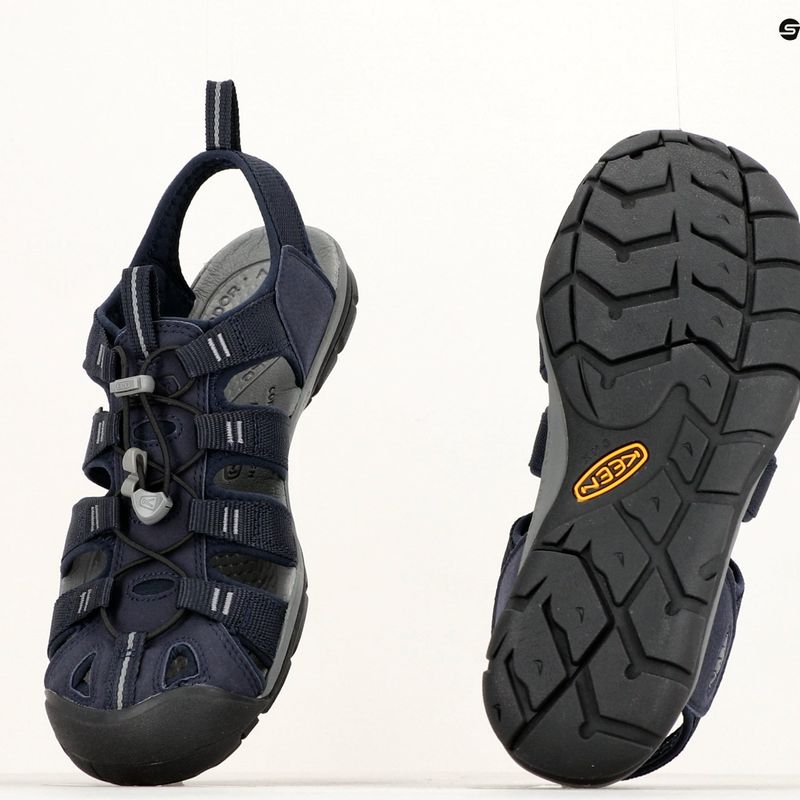 KEEN Clearwater CNX sky captain/black pánske sandále 17
