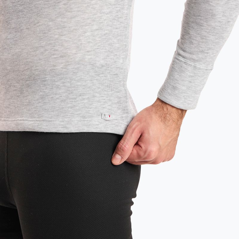Pánska termoakčná mikina CMP 3Y06256 grigio melange 3