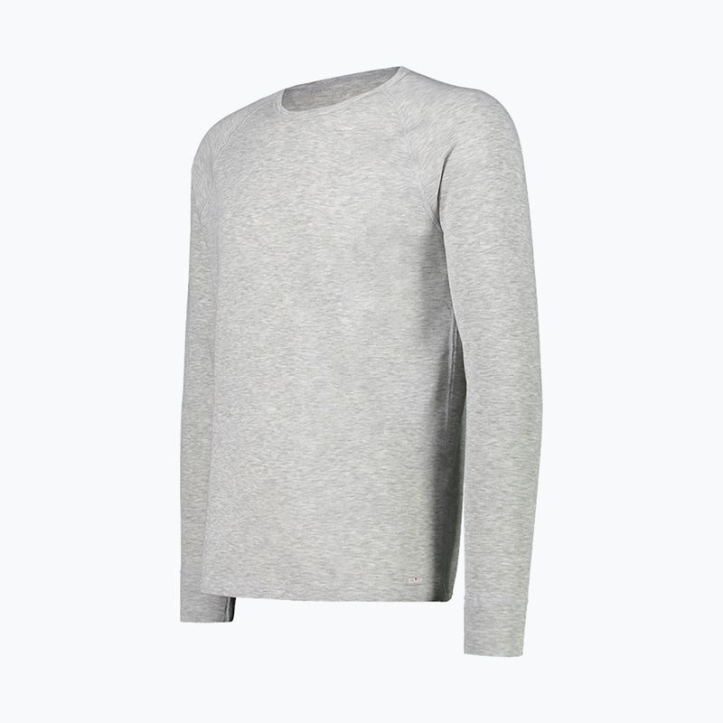 Pánska termoakčná mikina CMP 3Y06256 grigio melange 5