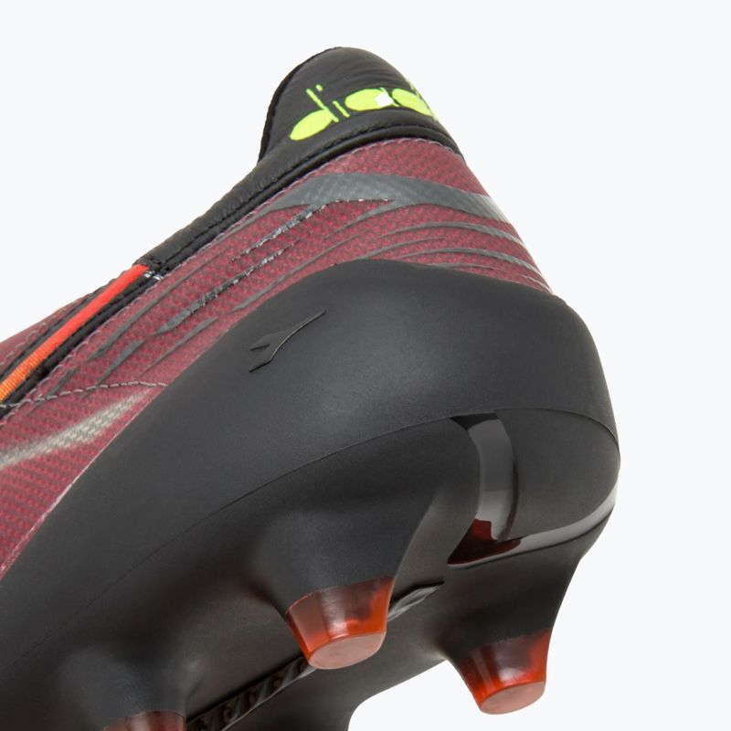 Pánske futbalové kopačky Diadora Brasil Elite Veloce ITA LPX black and bordó DD-101.178785-D0136-43 15