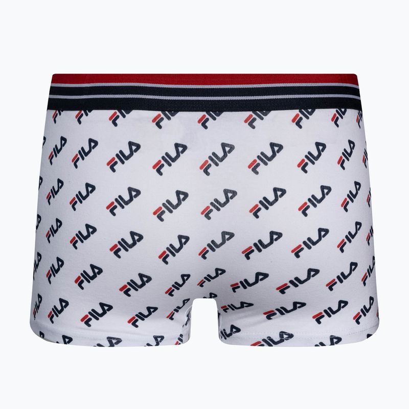 Pánske boxerky FILA FU5079 white 2