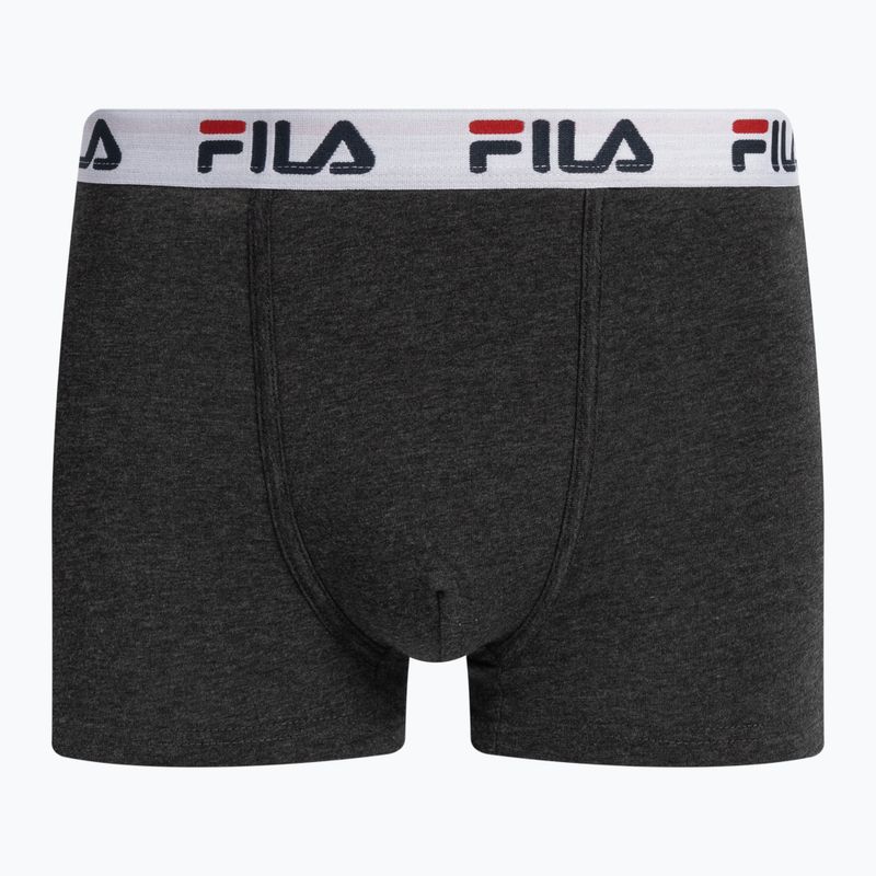 Pánske boxerky FILA FU5016/2 anthracite melange 2