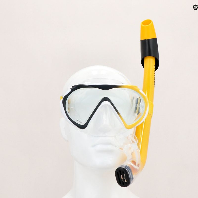 Šnorchlovacia súprava Aqualung Compass black/yellow SR4110107S 16