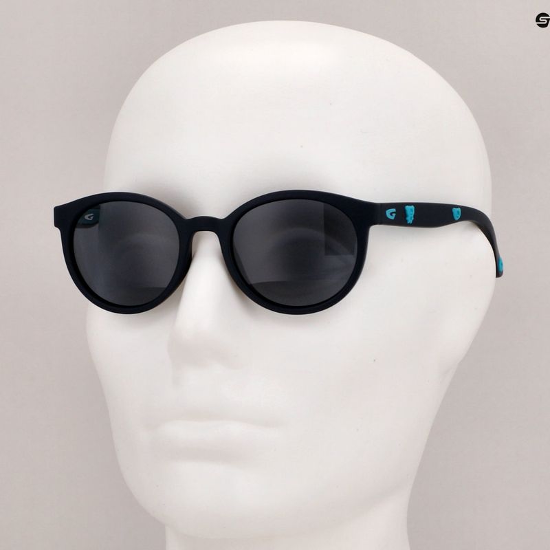 Detské slnečné okuliare GOG Margo junior matt navy blue / blue / smoke E968-1P 10