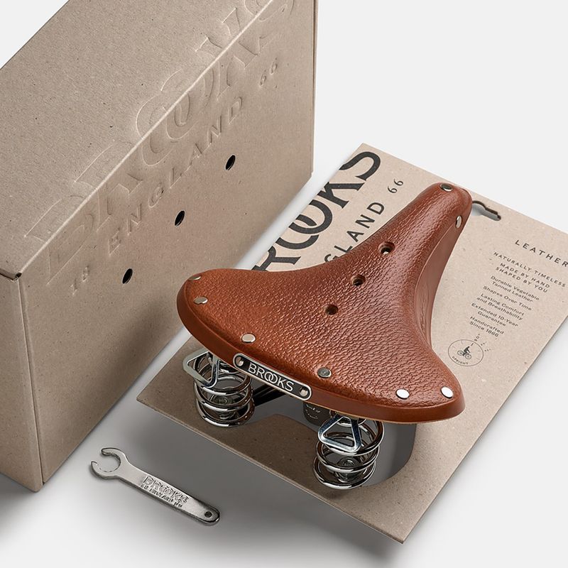 Cyklistické sedlo Brooks England B68 brown 8