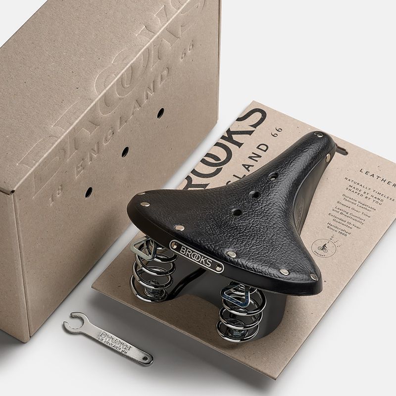 Cyklistické sedlo Brooks England B67 black 8