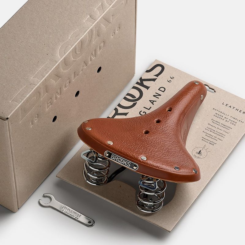 Cyklistické sedlo Brooks England B67 honey 8