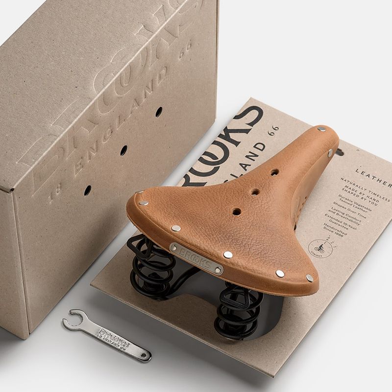 Cyklistické sedlo Brooks England B67 Softened dark tan 8