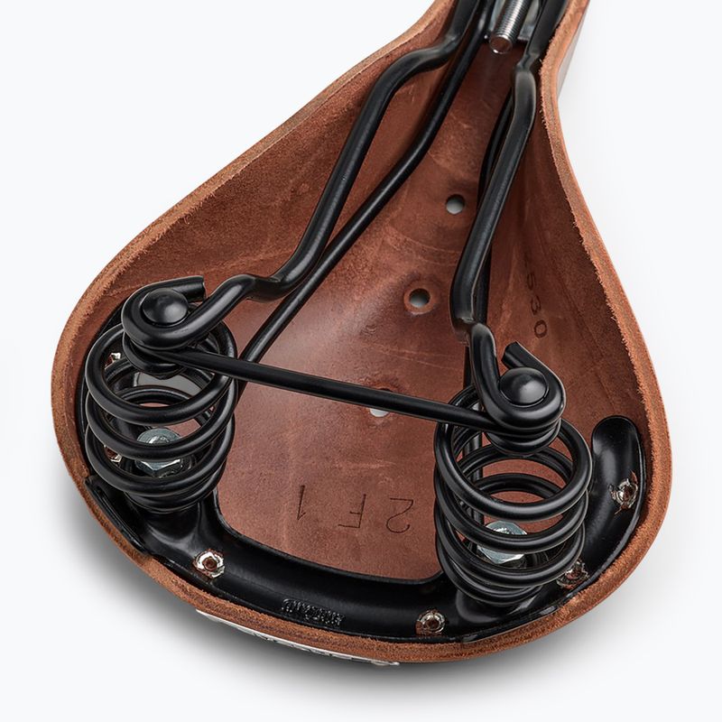 Cyklistické sedlo Brooks England Flyer Carved black 7