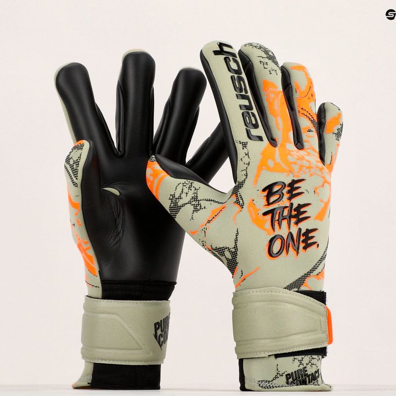 Reusch Pure Contact Gold brankárske rukavice zelené 5370100-5444 10
