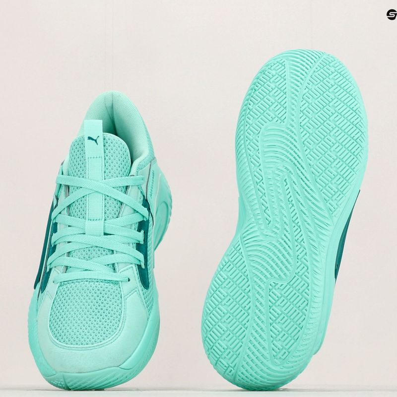 Pánska basketbalová obuv PUMA Court Rider electric peppermint/green lagoon 20