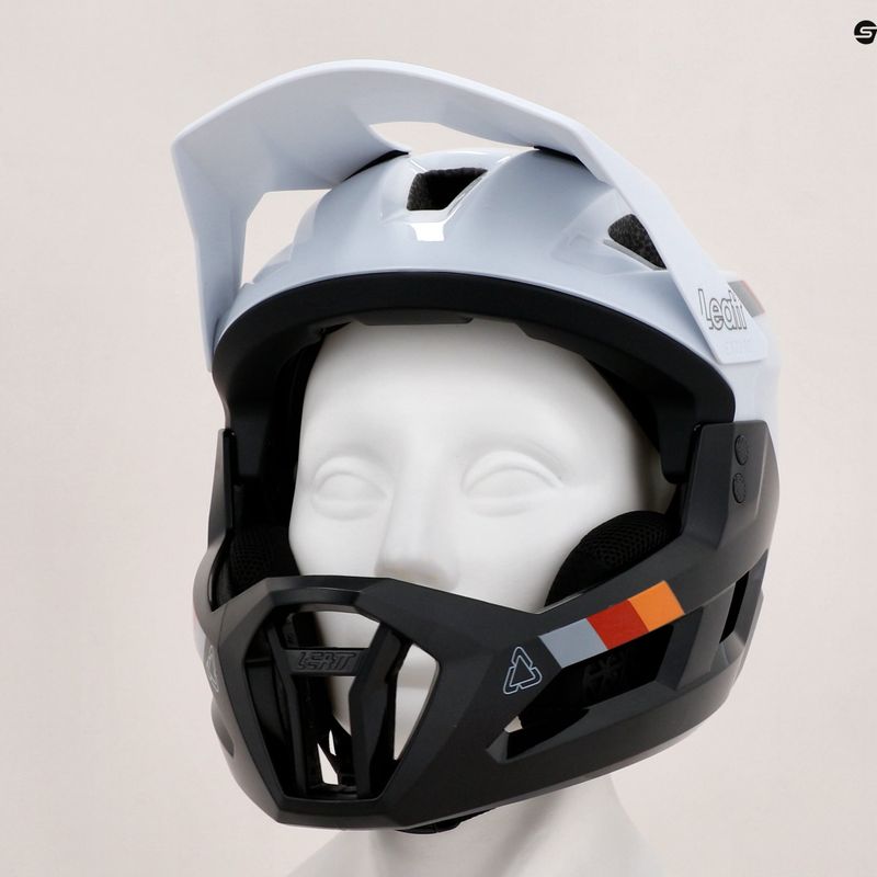 Detská cyklistická prilba Leatt MTB Enduro 2.0 V23 Jr biela 13