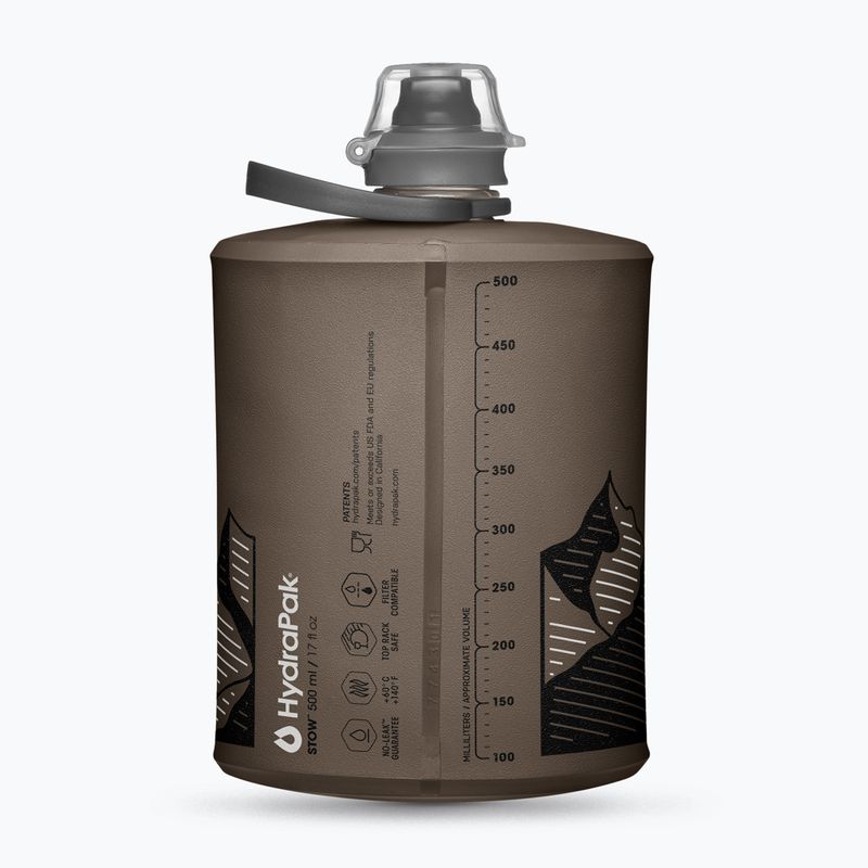 Turistická fľaša HydraPak Stow 500 ml mammoth grey 2