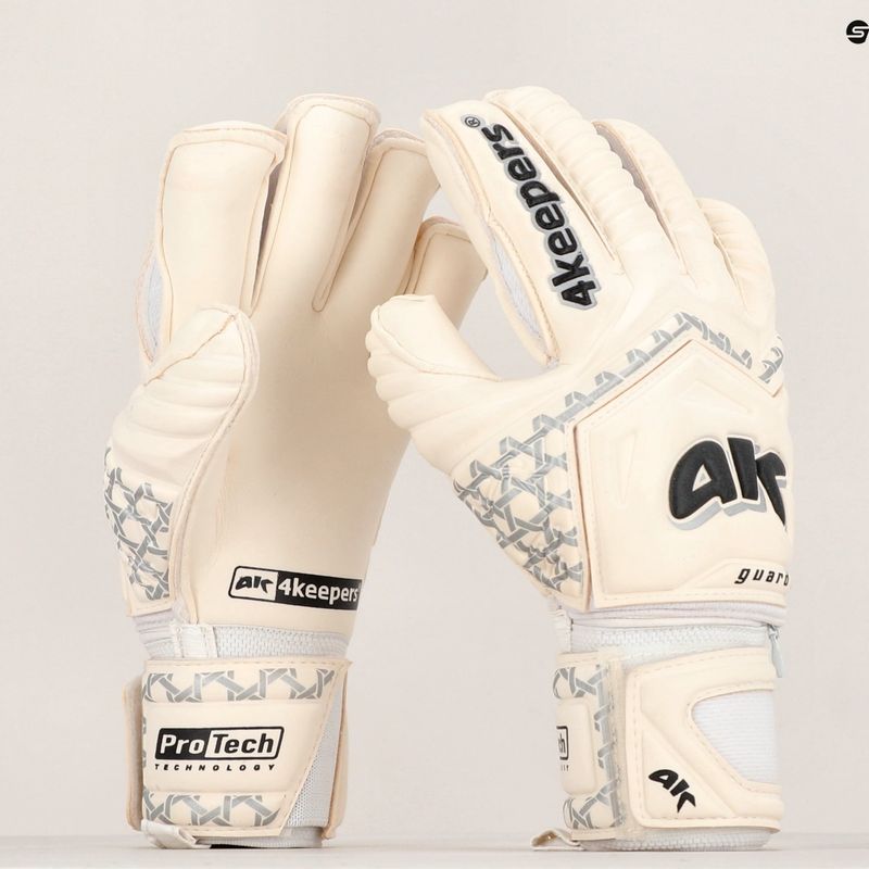 Detské brankárske rukavice 4Keepers Guard Classic MF white 5