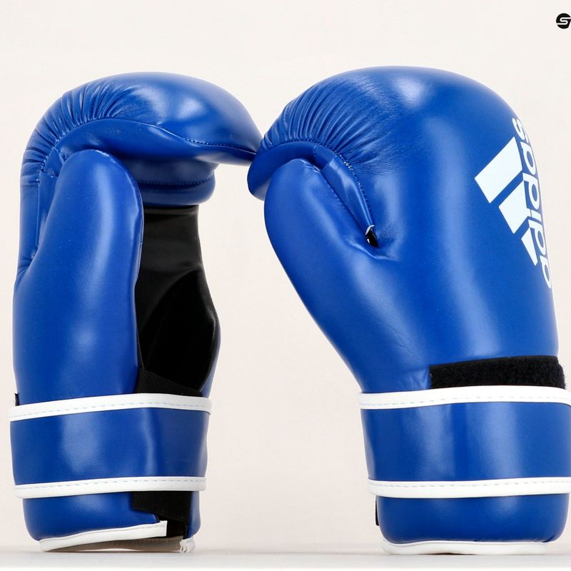 Adidas Point Fight Boxerské rukavice Adikbpf1 modrá a biela ADIKBPF1 9