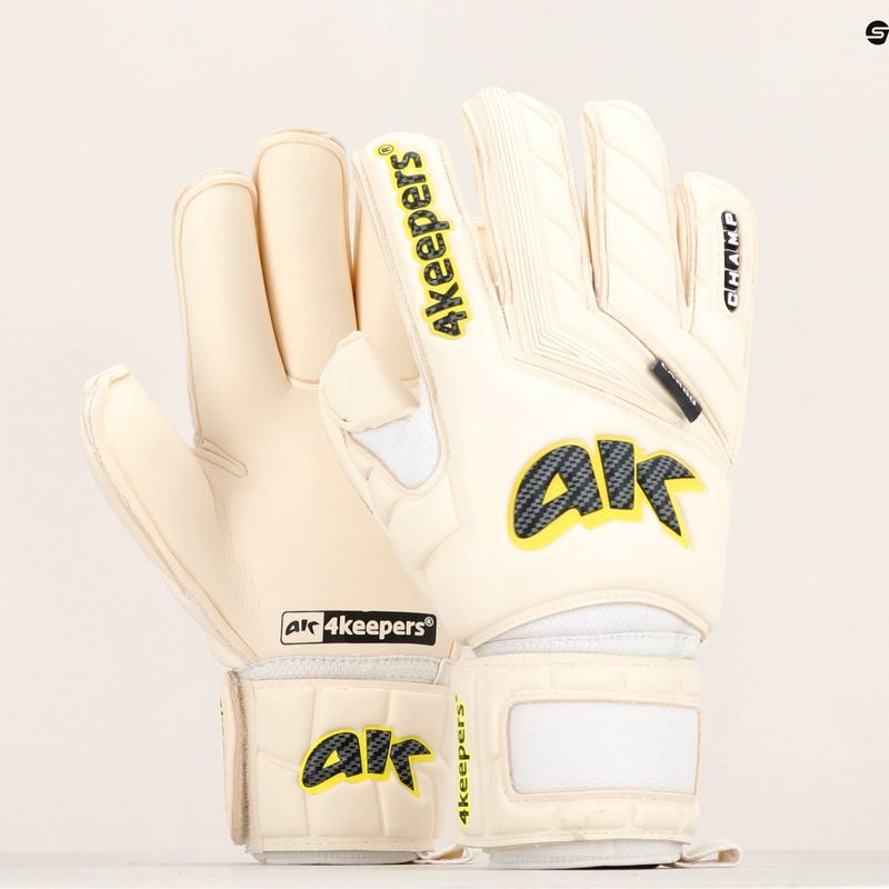 4keepers Champ Carbo V RF brankárske rukavice biele 11