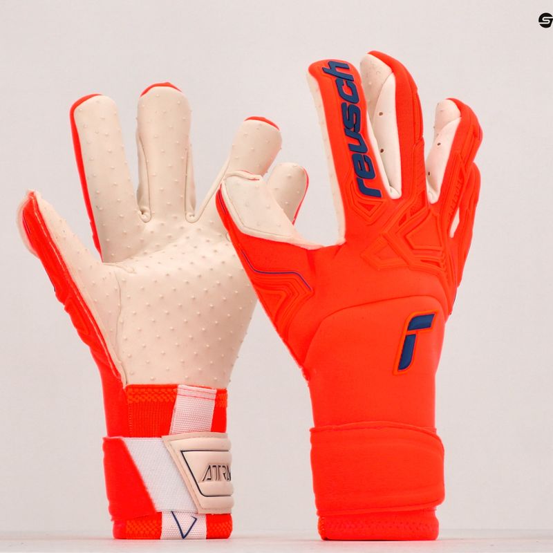 Reusch Attrakt Freegel SpeedBump brankárske rukavice oranžové 52779 8