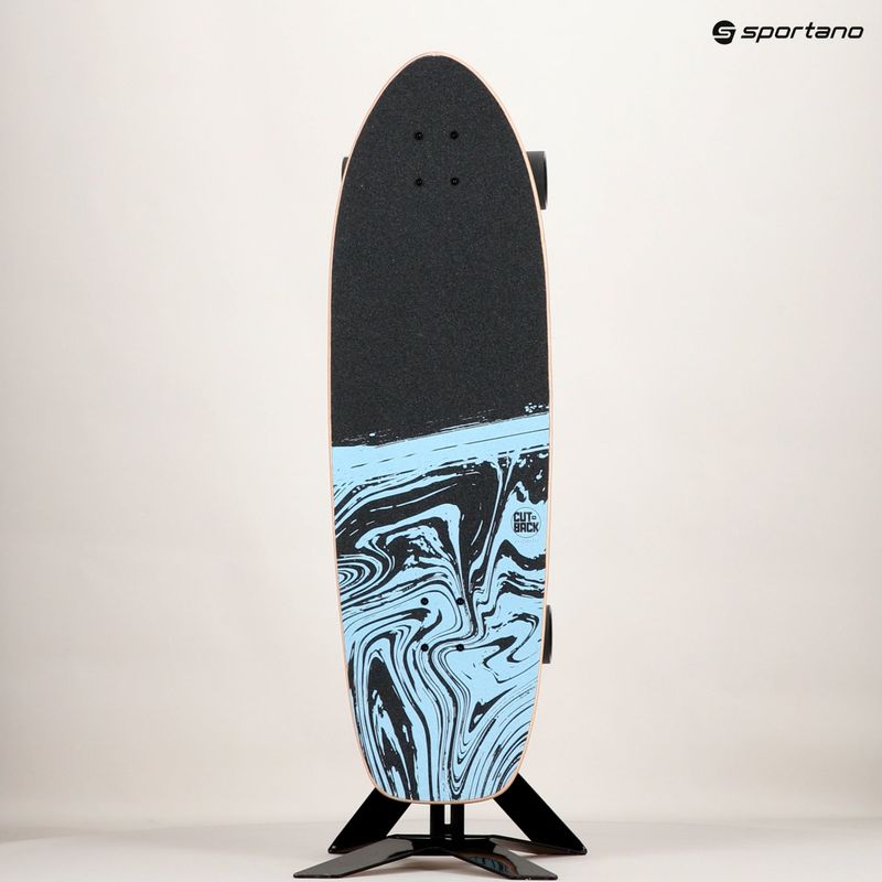 Surfskate Cutback Splash 34" bielo-modrý skateboard CUT-SUR-SPL 14