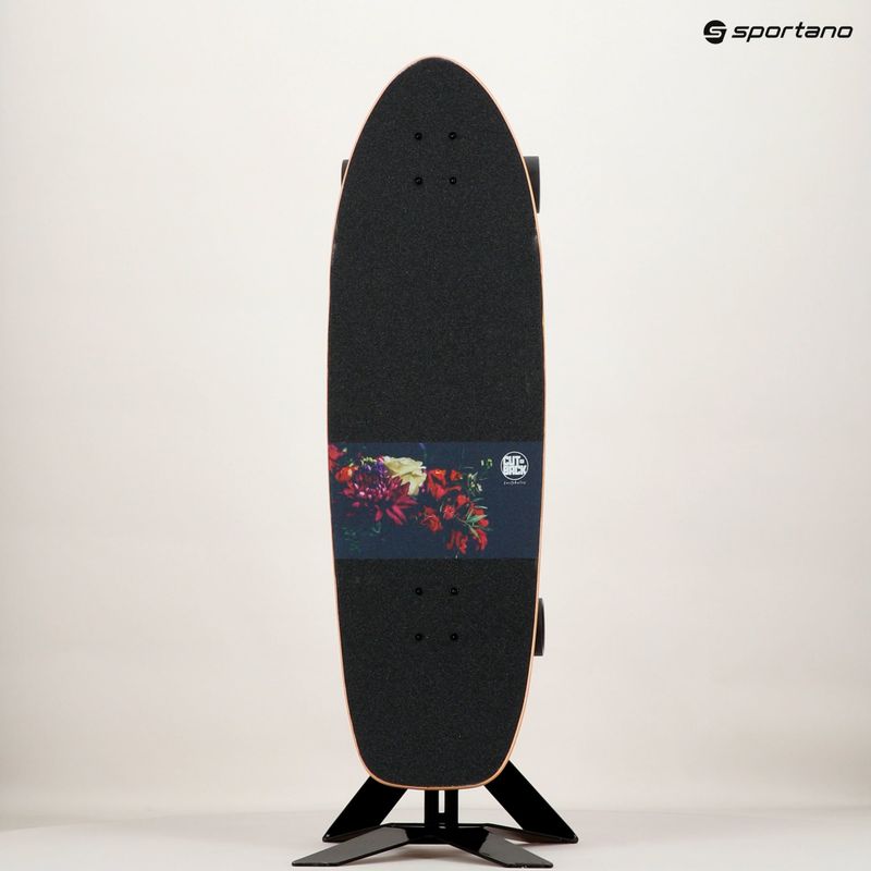 Surfskate skateboard Cutback Golden Wave 34" biely a farebný CUT-SUR-GWA 12
