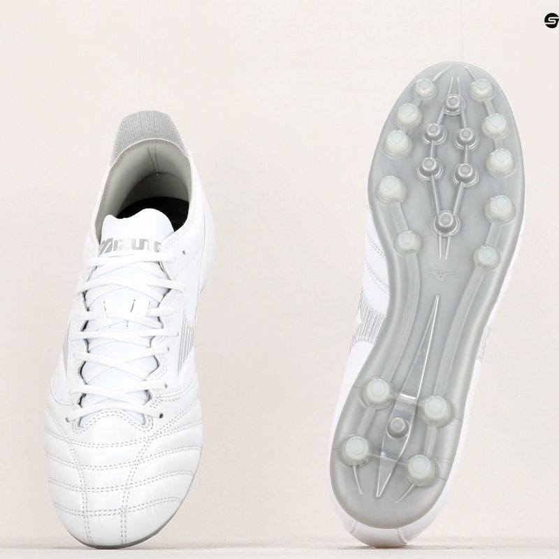 Futbalové kopačky Mizuno Morelia Neo III Pro AG white P1GA238404 11