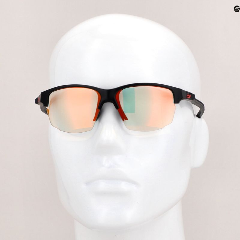 Julbo Split Reactiv 1-3 Light Amplifier matné čierne/červené cyklistické okuliare 11