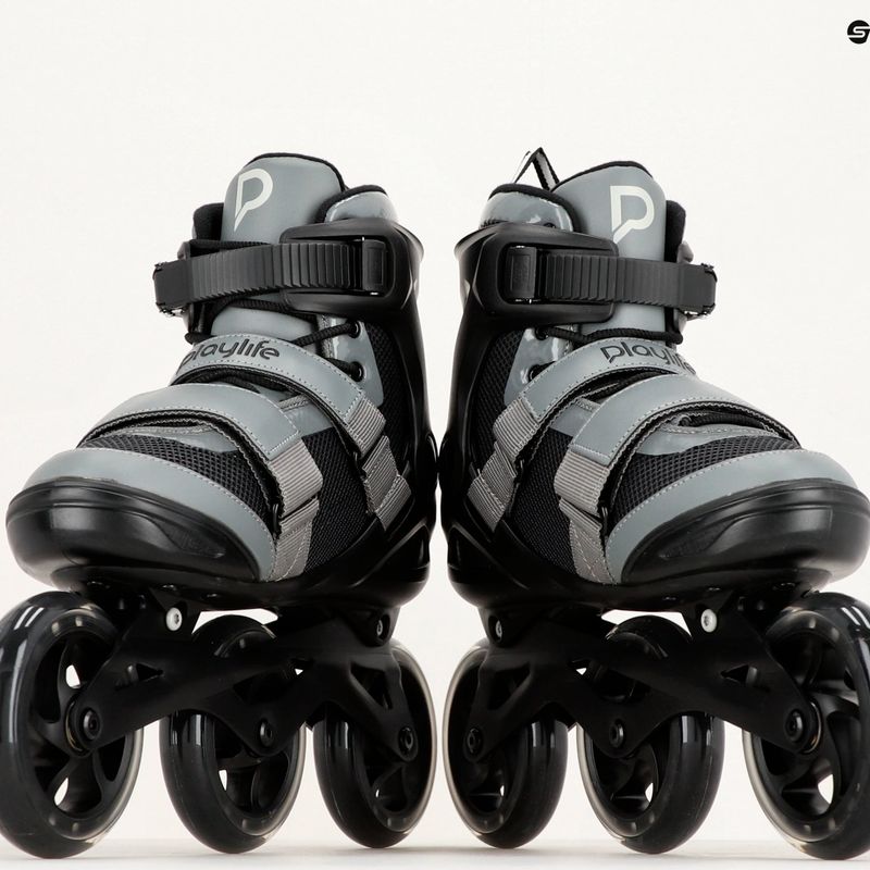 Pánske kolieskové korčule Playlife GT 110 black/grey 17
