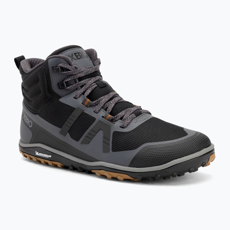 Pánska barefoot obuv Xero Shoes Scrambler Mid II asphalt/ black