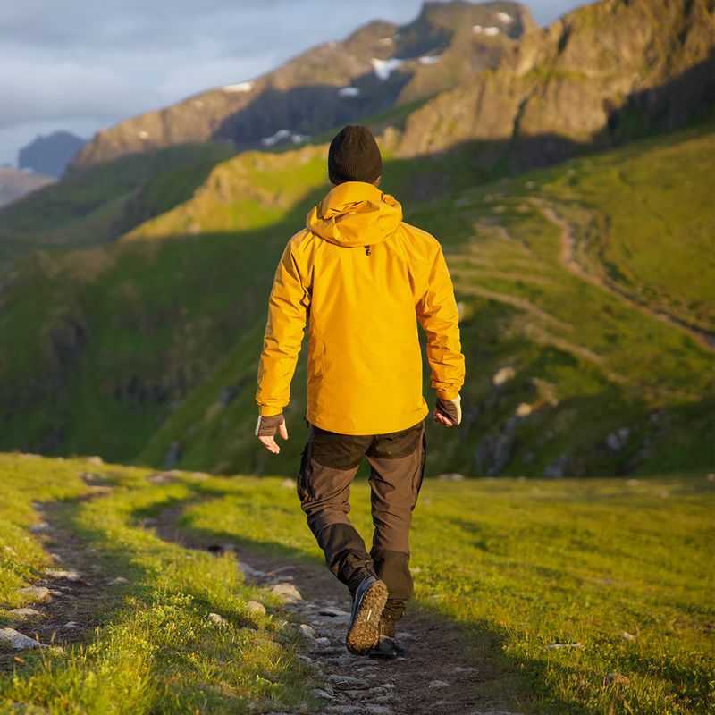 Topánky barefoot Xero Shoes Scrambler Mid II WP black/asphalt 12