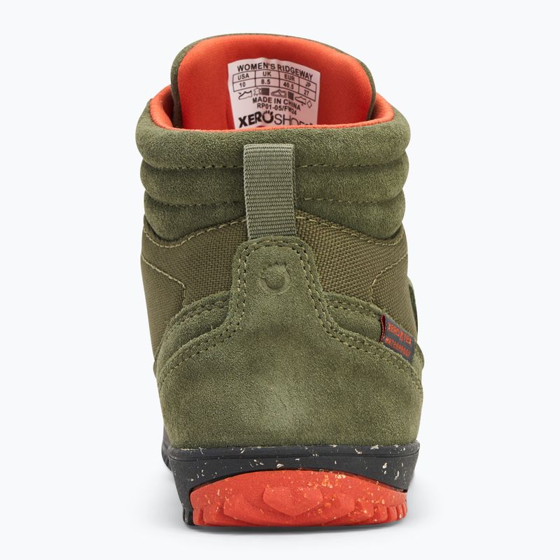 barefoot dámske topánky Xero Ridgeway olive 6