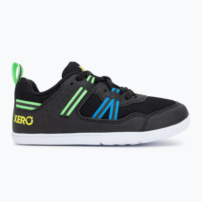 Detská obuv Xero Shoes barefoot Prio black/ lime 2