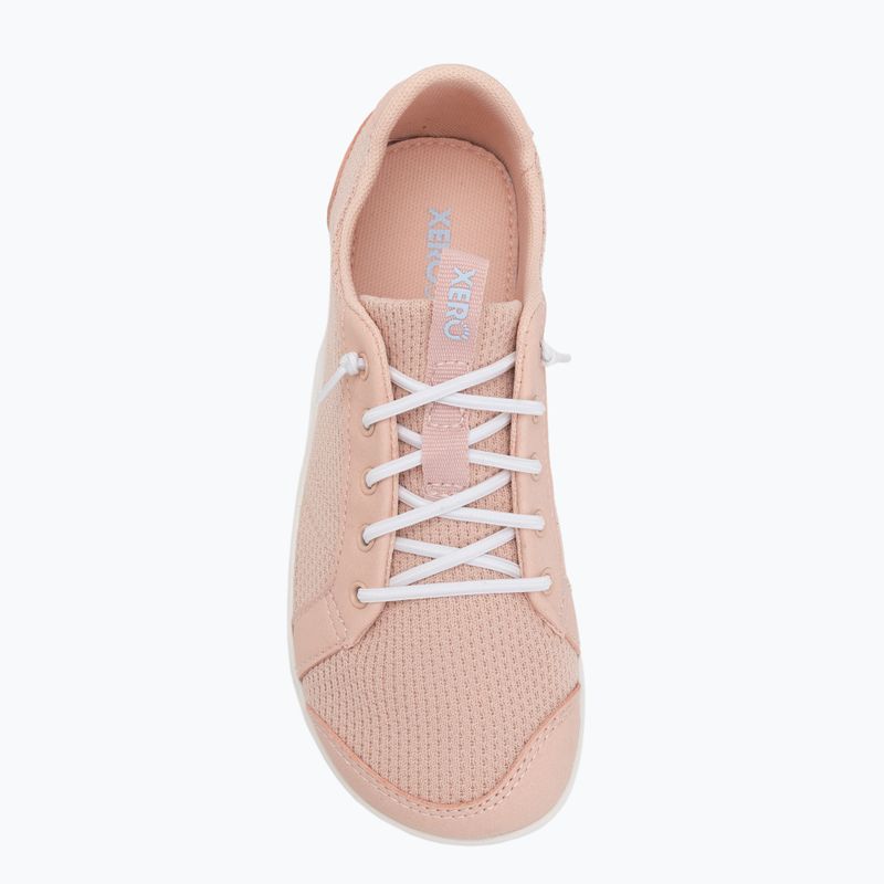 Detské barefoot topánky Xero Shoes Dillon pink sand 5