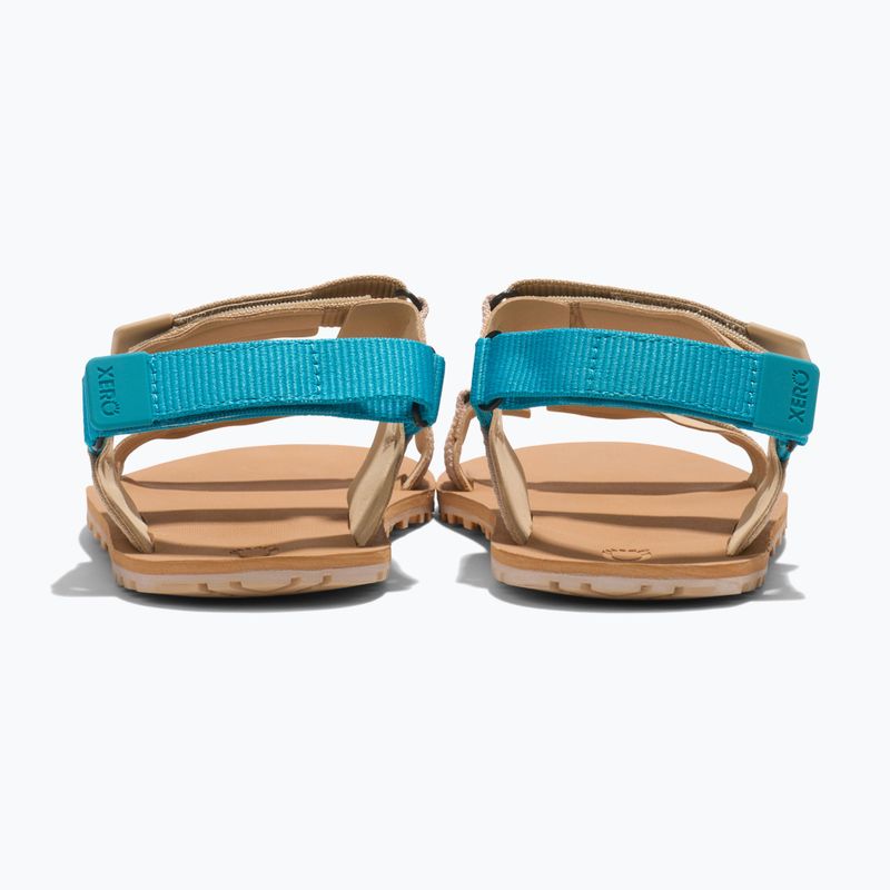 Dámske barefoot sandále Xero Shoes D-Trail irish/cream/lake/blue 4