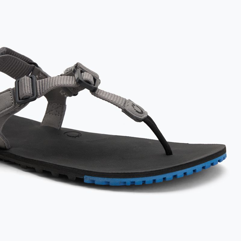 Pánske barefoot sandále Xero Shoes H-Trail steel gray/blue/lolite steel gray/blue/iolite 7