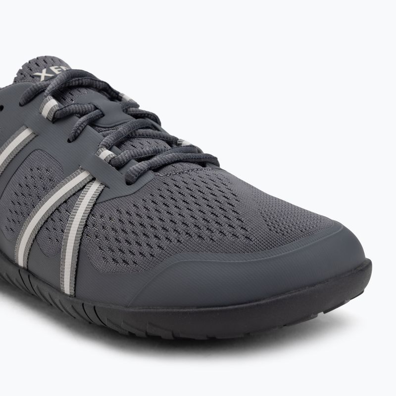 Pánske barefoot topánky Xero Shoes Speed Force II steel gray/silver 7