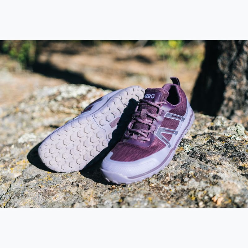 Dámske barefoot topánky Xero Shoes Scrambler Trail Low WP Plum perfect/sage purple 14