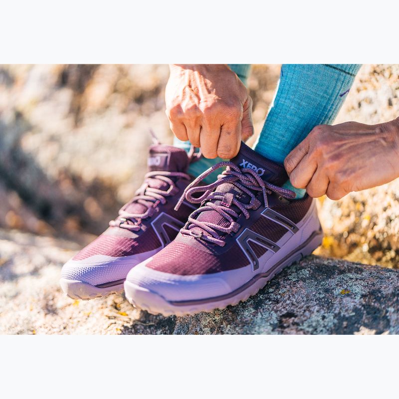Dámske barefoot topánky Xero Shoes Scrambler Trail Low WP Plum perfect/sage purple 15
